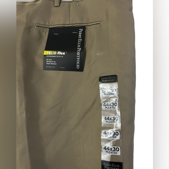 Perry Ellis Portfolio Folio-Flex Pants • NWT • Size 44x30 - Picture 3 of 5